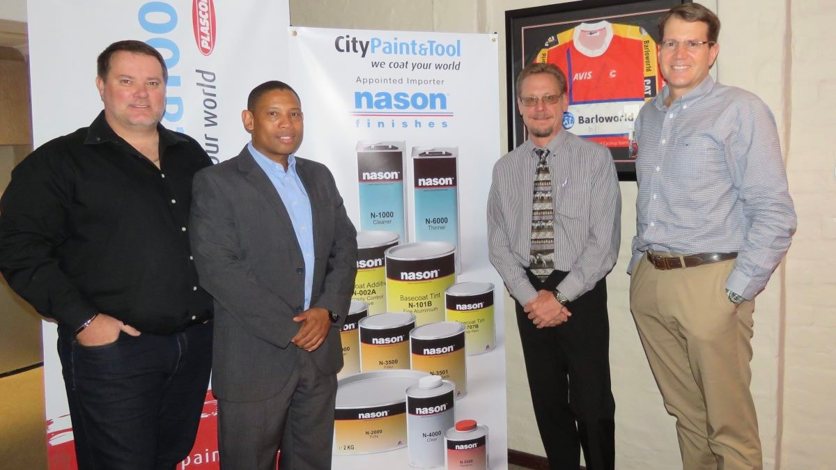 Axalta Nason Finishes is launched in South Africa