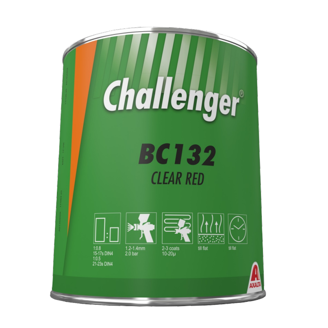 Challenger Basecoat BC132 Clear Red