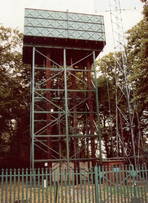 Water tower after treatment