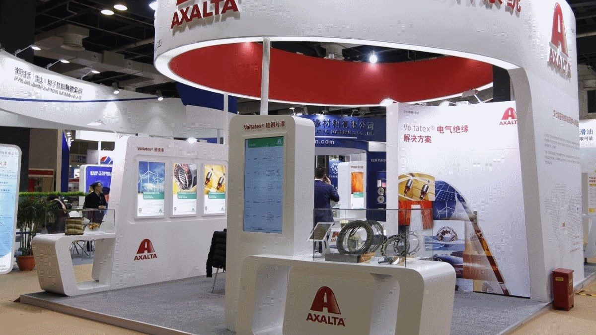 Axalta Energy Solutions Messestand auf der CWIEME 2017, Shanghai