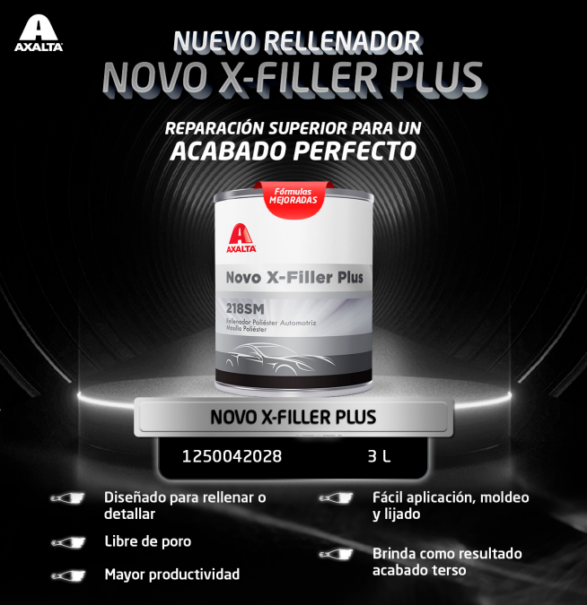 Rellenador Novo X Filler Plus 218SM | Axalta