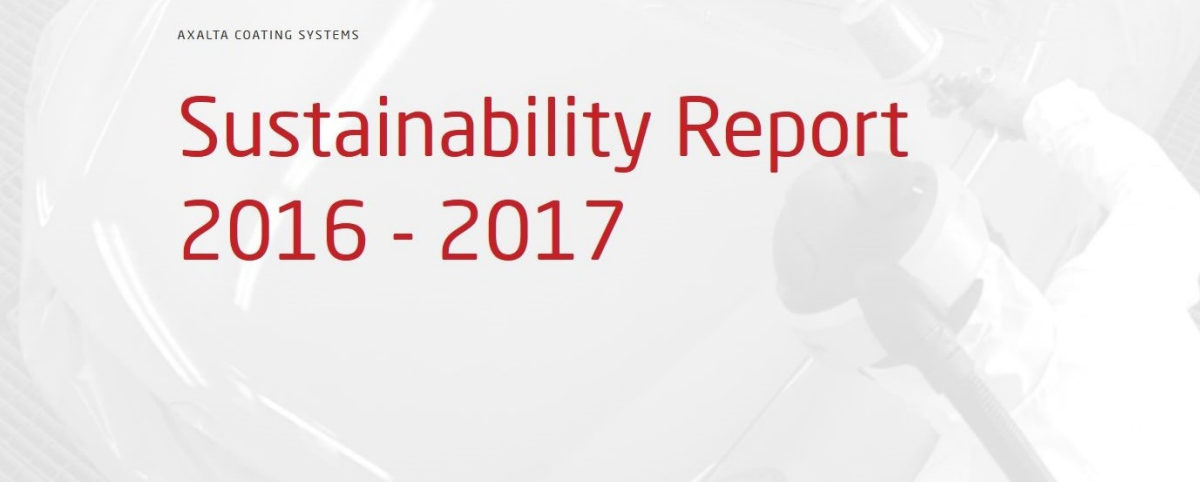 Axalta Publishes Sustainability Report 2016-2017