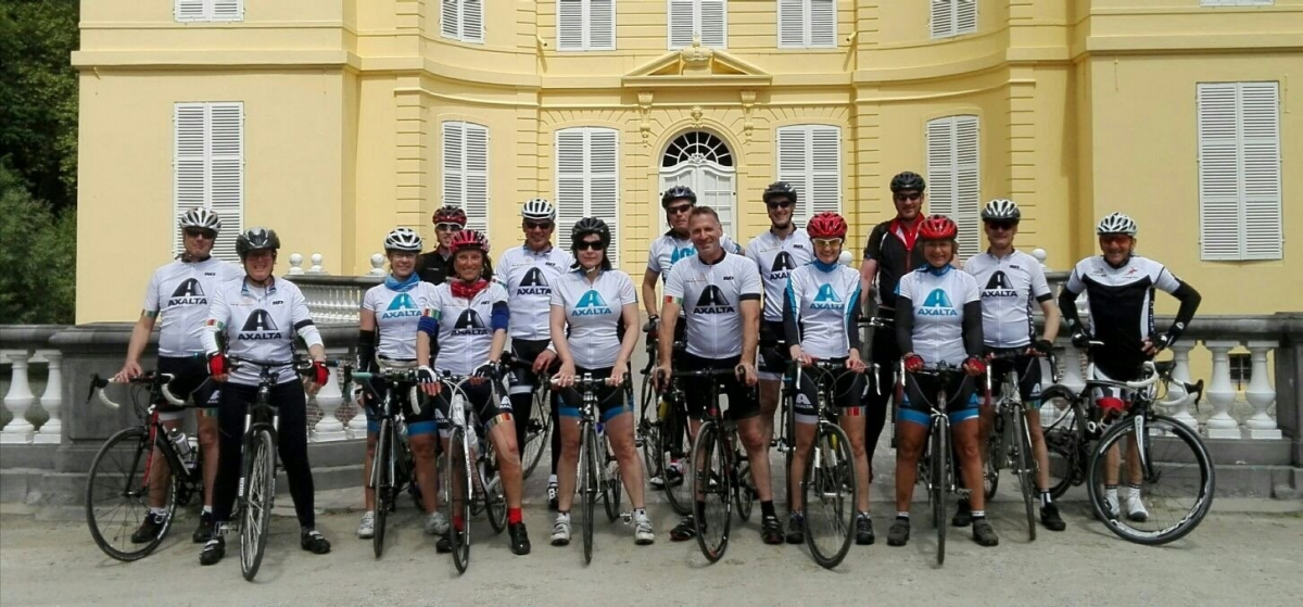Axalta Coating Systems Cycles 1,000kms in Belgium for Cancer Charity