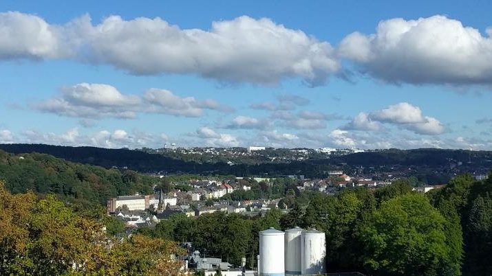 Axalta Wuppertal - Blick von Werk 1 nach Werk 2