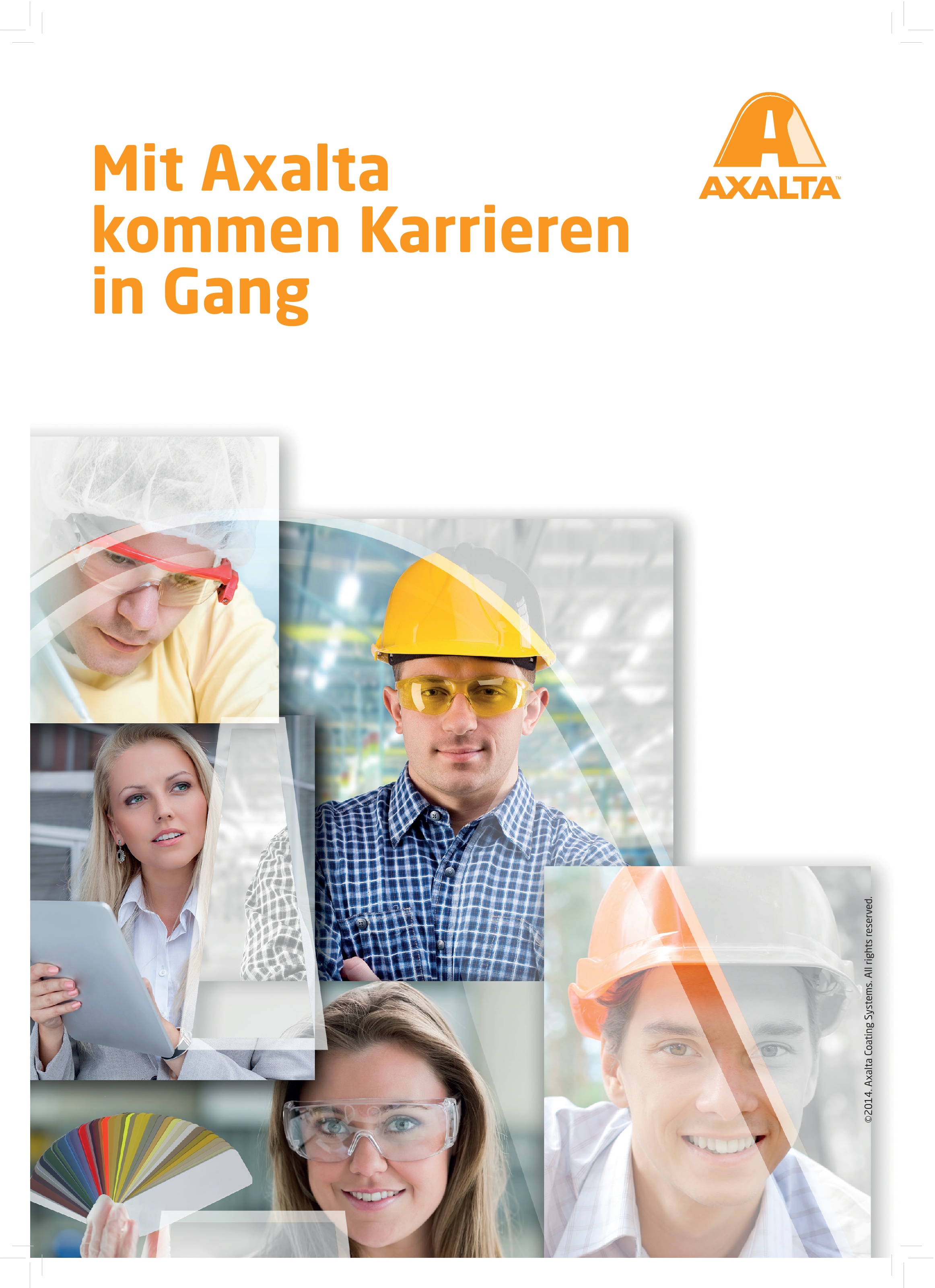 Axaltas Broschüre zu Berufschancen