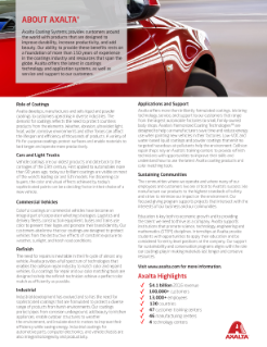 Axalta innovation flyer