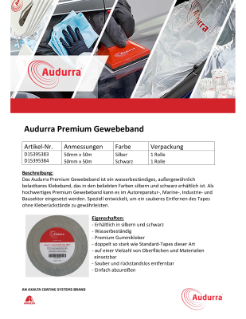 Microsoft Word - Produkt Flyer Audurra Premium Geweband