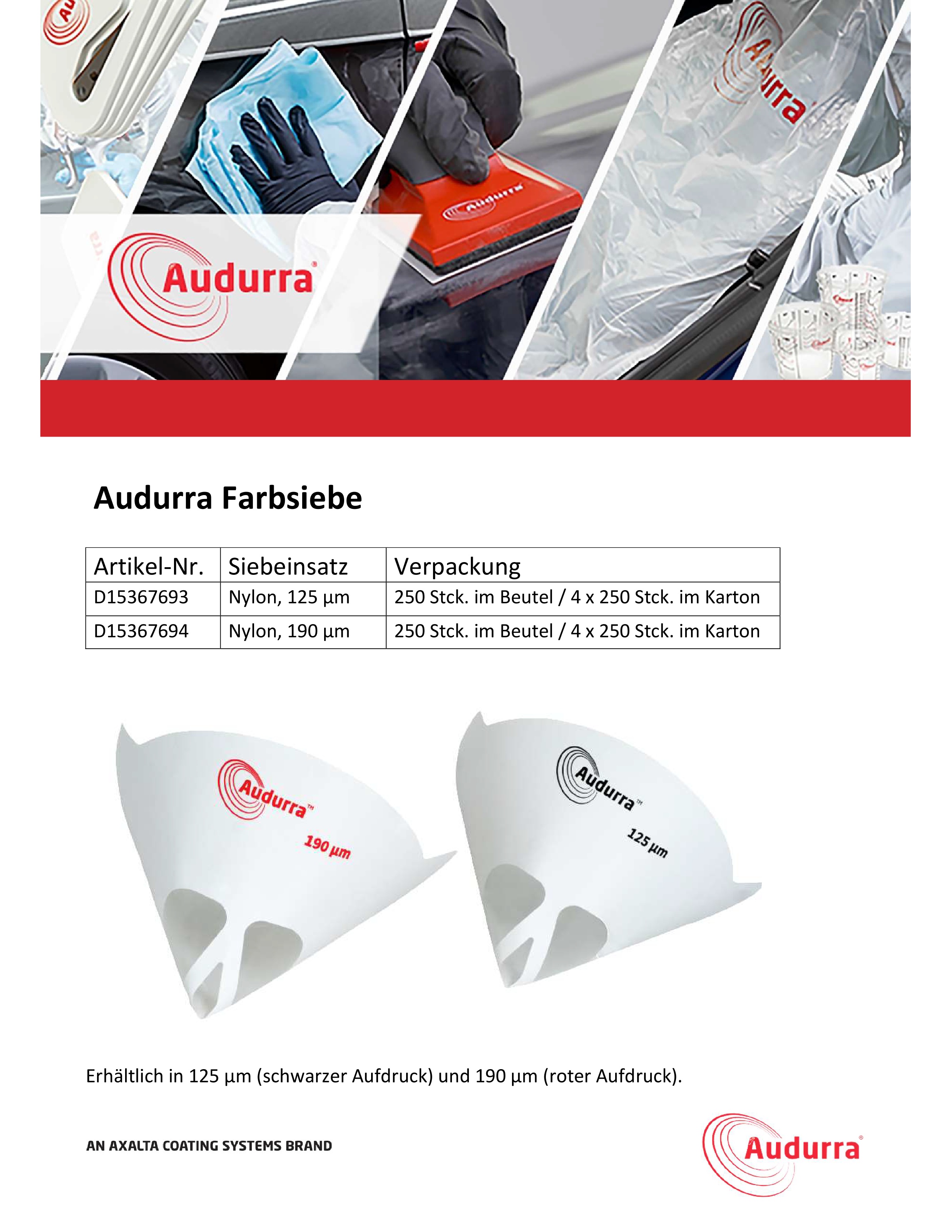 Audurra Farbsiebe