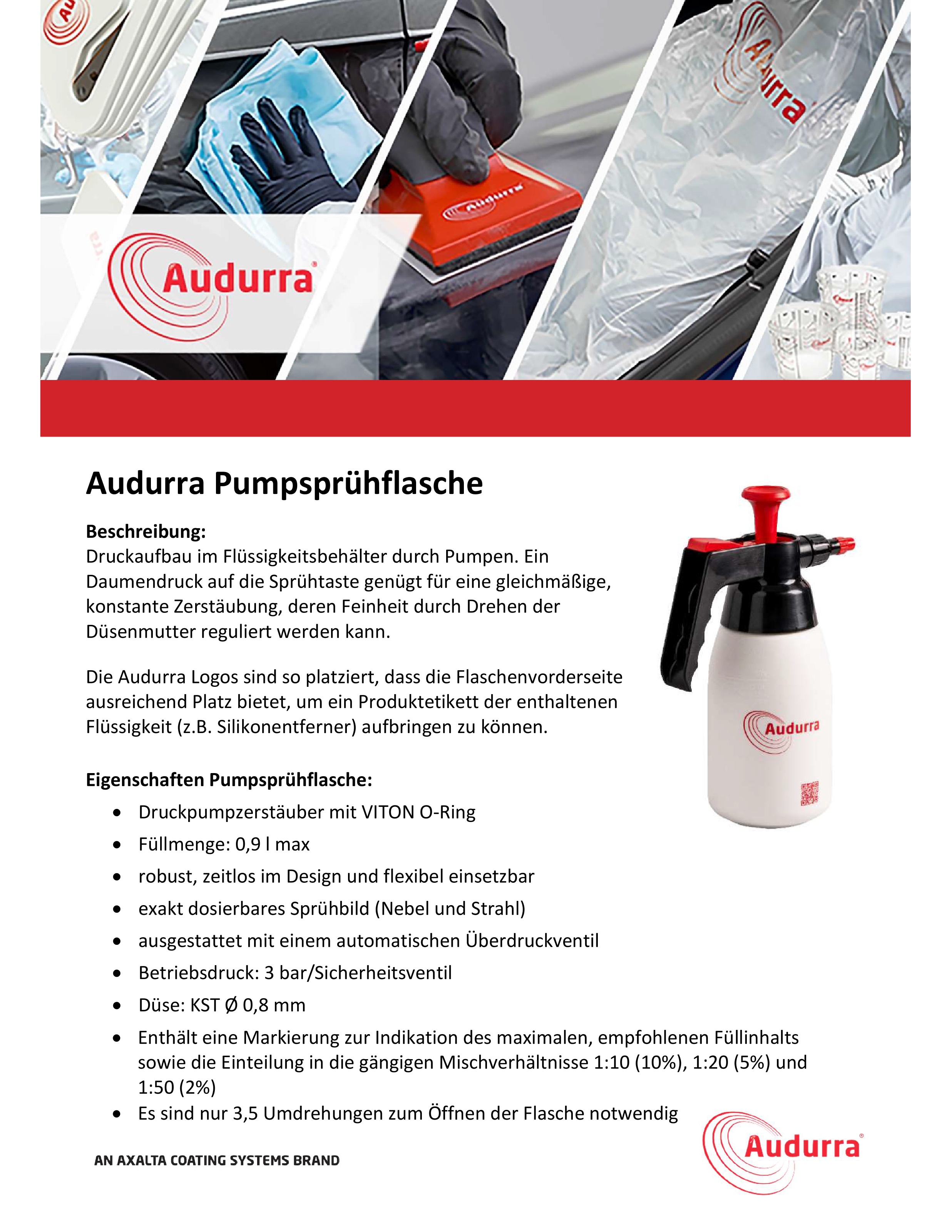 Audurra Pumpsprühflasche